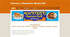 Desktop Screenshot of montecristomexicangrill.com